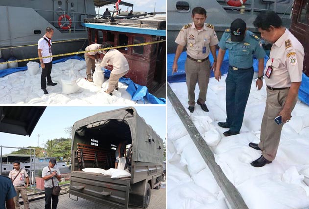 20,5 Ton Beras Ketan Thailand Gagal Diselundupkan via Belawan - Medan